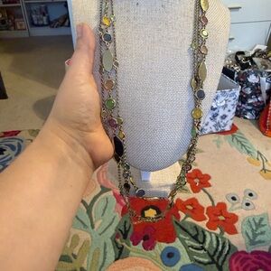 Talbots Multicolor Stone Necklace